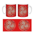 Mug blanc Triskell en Couleur Blanc Taille unique