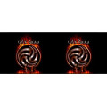 Mug blanc Triskell Flammes Blanc Taille unique