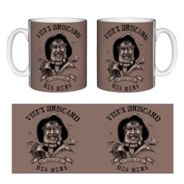 Mug blanc Vieux Briscard des Mers Blanc Taille unique