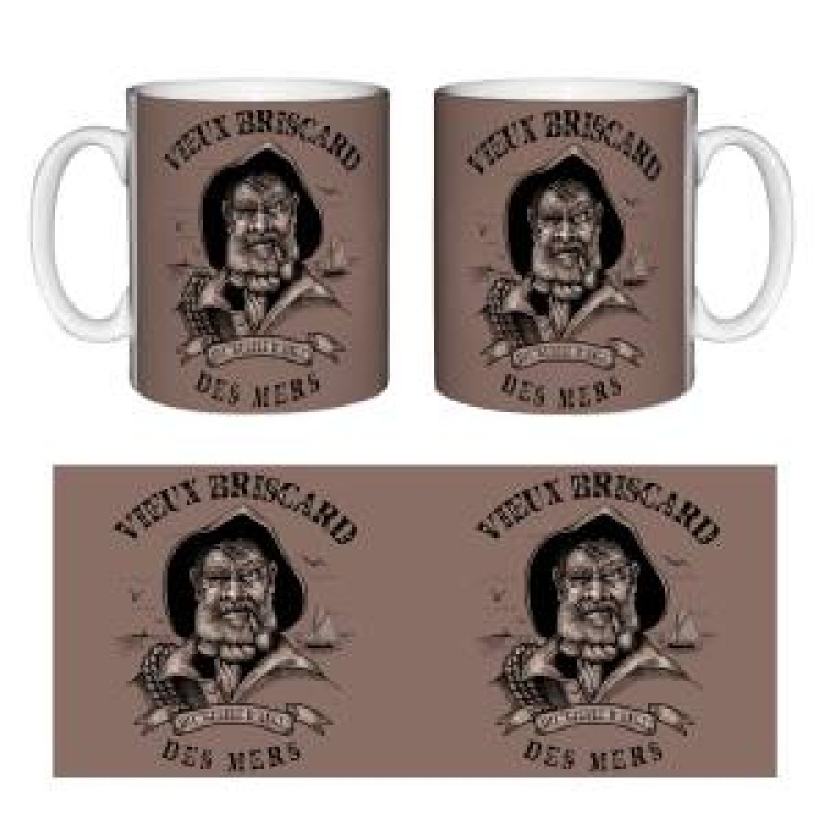 Mug blanc Vieux Briscard des Mers Blanc Taille unique