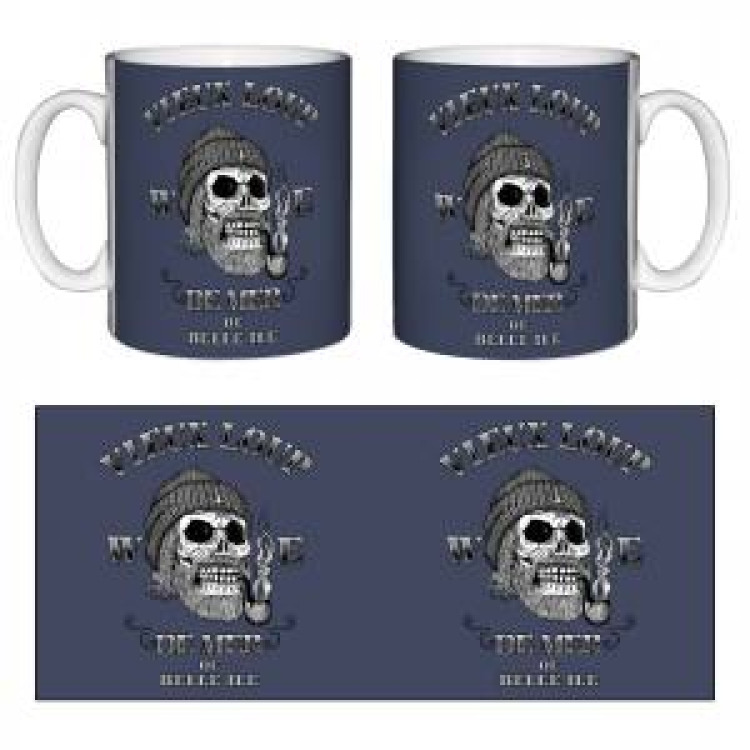 Mug blanc Vieux Loup de Mer Belle &Icirc;le en Mer Blanc Taille unique