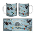 Mug blanc Vue du Château et des Oiseaux Château de Talmont Blanc Taille unique