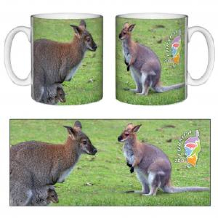 Mug blanc Walaby Corsica Zoo Blanc Taille unique