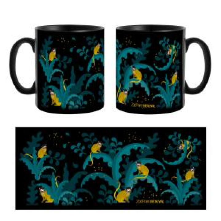 Mug noir Saïmaris Zoo de Beauval Noir Taille unique