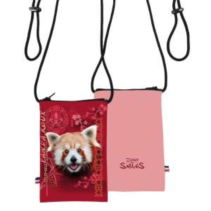 Pochette téléphone allover Panda Roux Intemporel Zoo des Sables dOlonne Blanc Taille unique