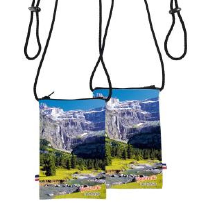 Pochette téléphone allover Photo Gavarnie Blanc Taille unique