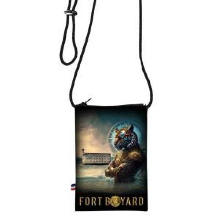 Pochette téléphone allover Vue du Fort Maitre du Temps Fort Boyard Blanc Taille unique