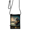 Pochette téléphone all-over Vue du Fort Maitre du Temps Fort Boyard Blanc Taille unique