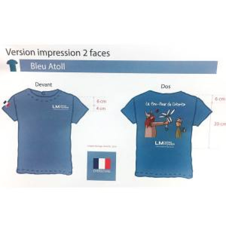 Polo homme Transfert Lm Wind Power manche droite- pocket- Dos Gris Chin&eacute; S