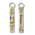 Porte-cl&eacute;s all-over Couple Bretagne Blanc Taille unique
