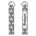 Porte-cl&eacute;s all-over Entrelacs Bretagne Blanc Taille unique