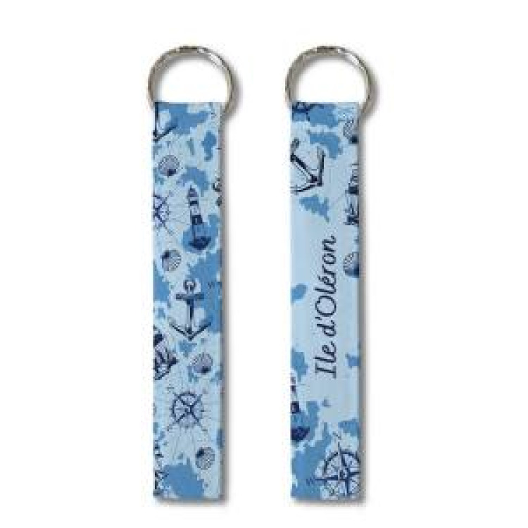 Porte-clés all-over Fond de Mer Île d’Oléron Blanc Taille unique