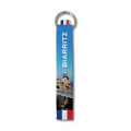 Porte-cl&eacute;s all-over le Rocher de la Vierge Biarritz Blanc Taille unique