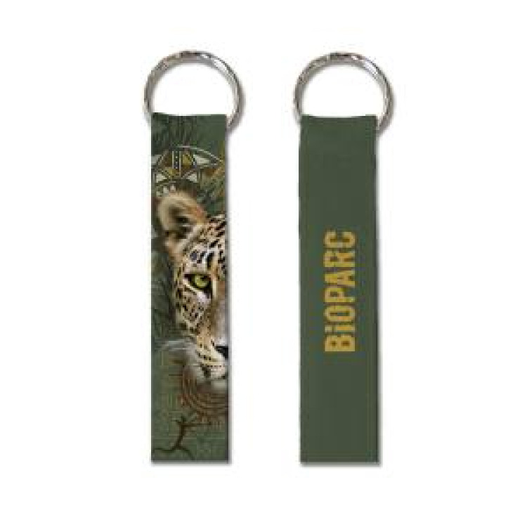 Porte-clés all-over Léopard Intemporel Bioparc Blanc Taille unique