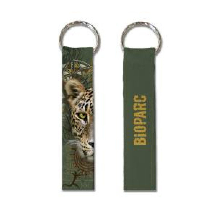 Porteclés allover Léopard Intemporel Bioparc Blanc Taille unique
