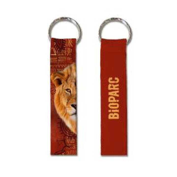 Porteclés allover Lion Intemporel Bioparc Blanc Taille unique