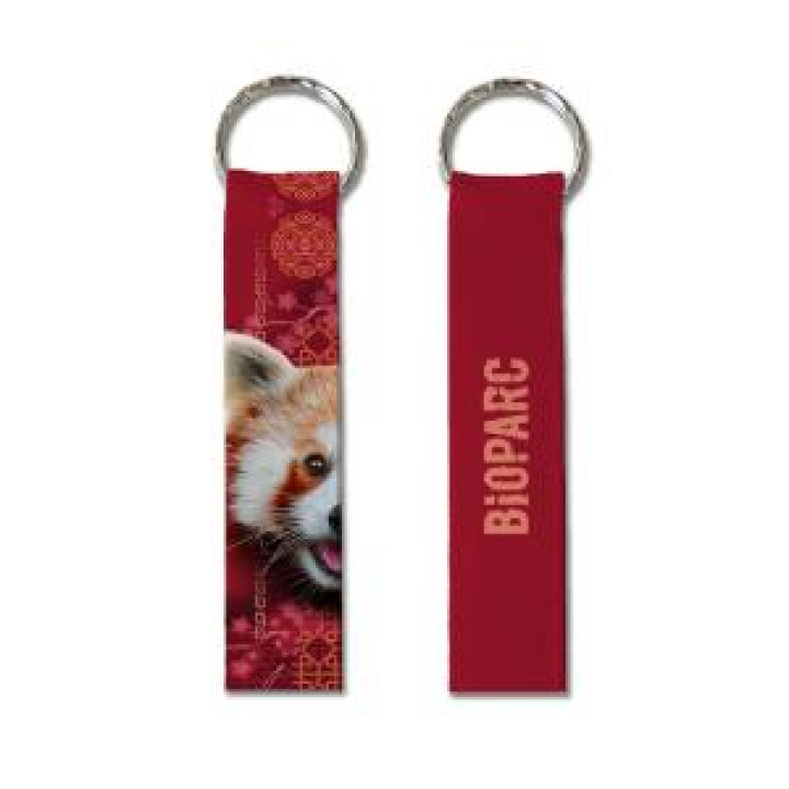 Porteclés allover Panda Roux Intemporel Bioparc Blanc Taille unique