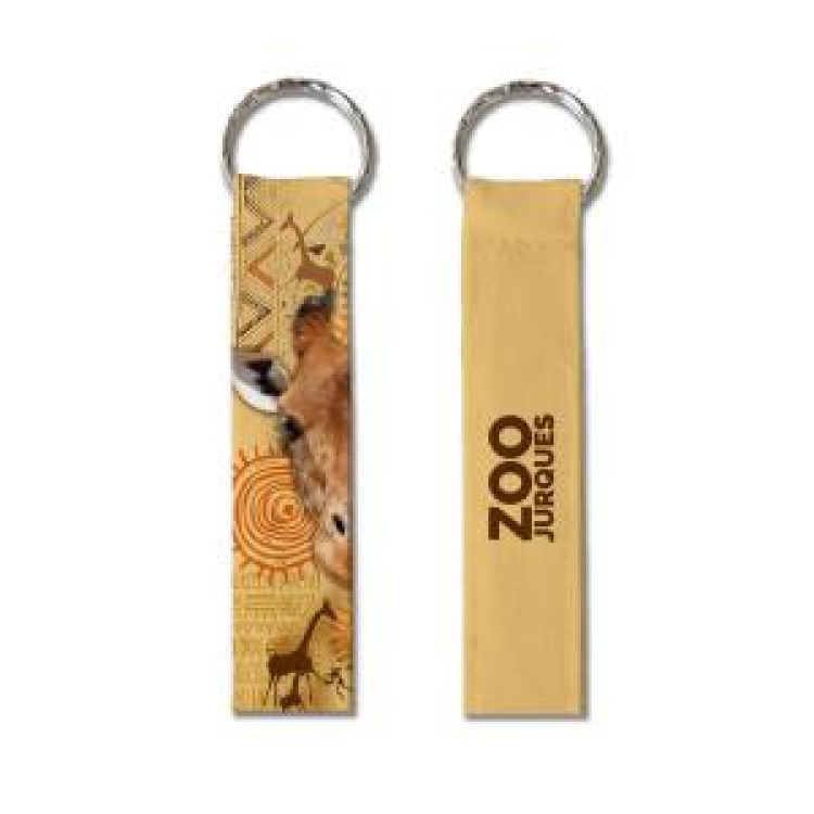 Porte-cl&eacute;s all-over Porte Clefs Girafe Intemporel Zoo de Jurques Blanc Taille unique
