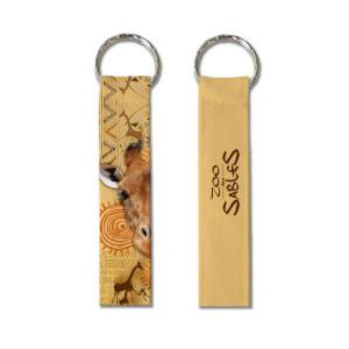 Porteclés allover Porte Clefs Girafe Intemporel Zoo des Sables dOlonne Blanc Taille unique