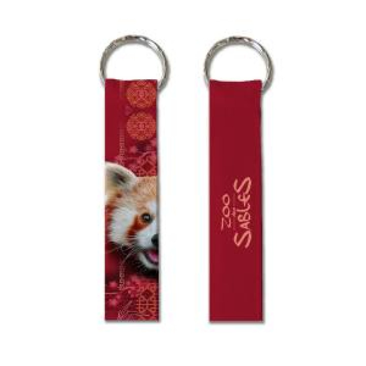 Porteclés allover Porte Clefs Panda Roux Intemporel Zoo des Sables dOlonne Blanc Taille unique