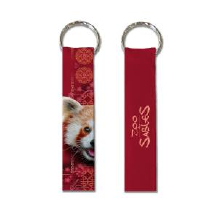 Porte-clés all-over Porte Clefs Panda Roux Intemporel Zoo des Sables d’Olonne Blanc Taille unique