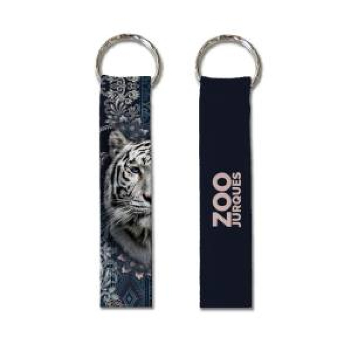 Porteclés allover Porte Clefs Tigre Blanc Intemporel Zoo de Jurques Blanc Taille unique