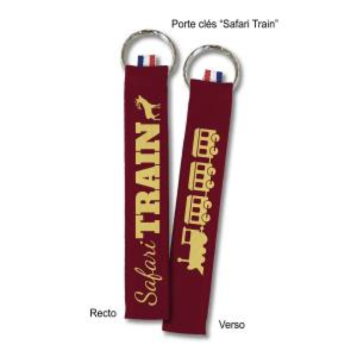 Porteclés allover Safari Train Blanc Taille unique