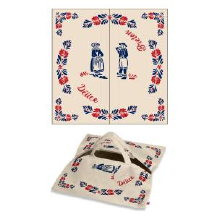 Sac à tarte allover Couple Breton Blanc Taille unique