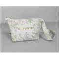Sac besace all-over Toile de Jouy Cheverny (Vert) Blanc Taille unique