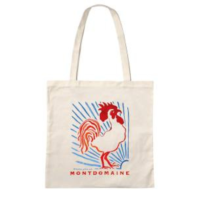 Sac Coq Multicolores Montdomaine Ecru Taille unique