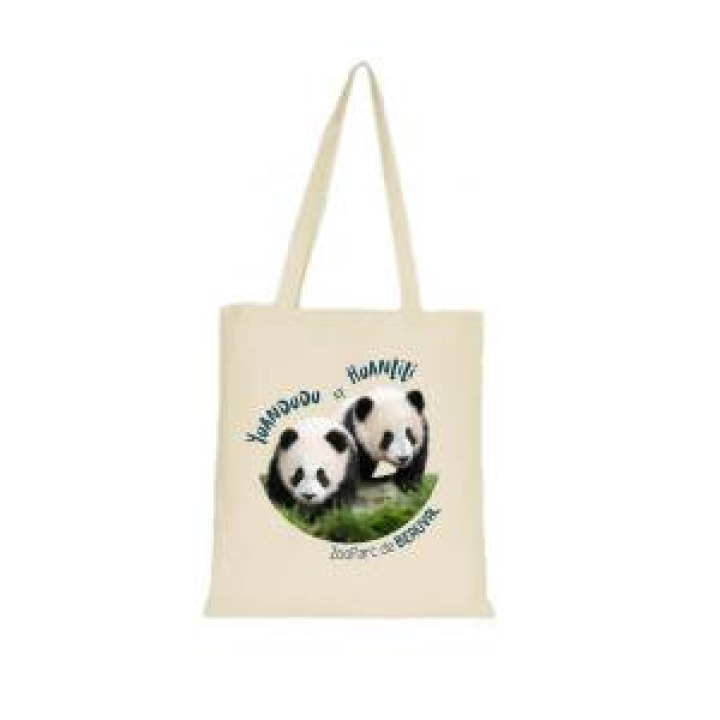 Sac Panda Anniversaire Zoo de Beauval Ecru Taille unique