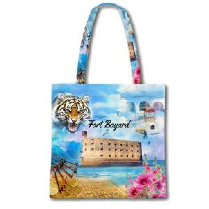 Sac Style Boite Tigre Fort Boyard Blanc Taille unique