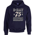 Sweatshirt &agrave; capuche 75th Anniversary Normandy Navy S