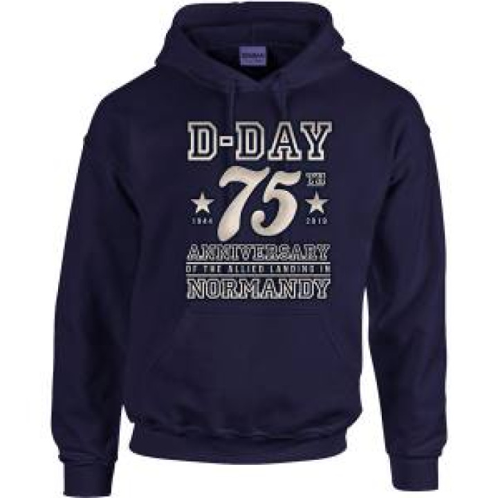 Sweatshirt à capuche 75th Anniversary Normandy Navy M