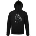 Sweatshirt &agrave; capuche Ben (Mod&egrave;le Exclusif) Gamme Black Zoo de Thoiry Noir XS