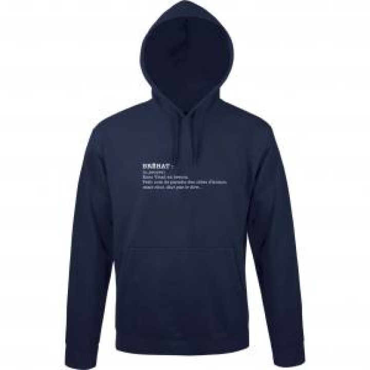 Sweatshirt à capuche Bréhat  Petit Coin de Paradis Exclusif French Marine XS