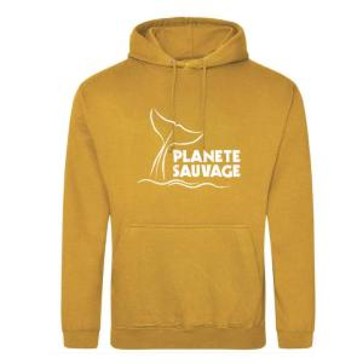 Sweatshirt à capuche Caudale Dauphin Planète Sauvage Airforce Blue M