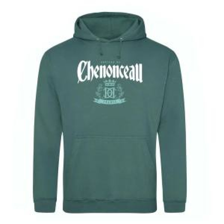 Sweatshirt à capuche Château D E Chenonceau Ddh Moss Green XXL