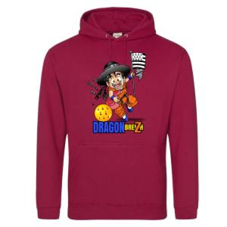 Sweatshirt &agrave; capuche Dragon Breizh Red Hot Chili XS