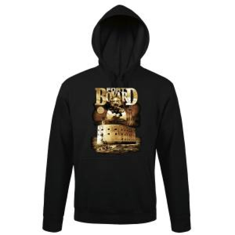 Sweatshirt à capuche enfant Gardien Fort Boyard Version Or Jet Black 7/8 ans