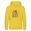 Sweatshirt à capuche enfant Girafe Intemporel Bioparc Sun Yellow 7/8 ans