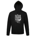 Sweatshirt à capuche enfant Loup Natives Tribes les Loups du Gévaudan Dusty Pink 3/4 ans