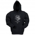 Sweatshirt à capuche enfant Panthère Gamme Black Zooparc de Tregomeur Noir 7/8 ans