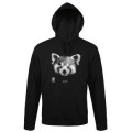 Sweatshirt &agrave; capuche enfant River (Mod&egrave;le Exclusif) Gamme Black Zoo de Thoiry Jet Black 7/8 ans