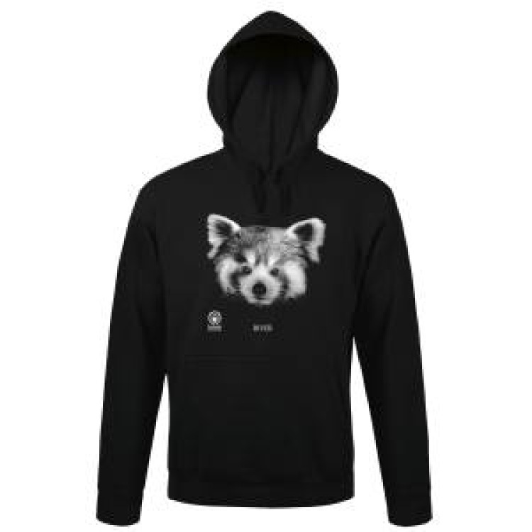 Sweatshirt &agrave; capuche enfant River (Mod&egrave;le Exclusif) Gamme Black Zoo de Thoiry Jet Black 12/13 ans