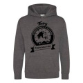 Sweatshirt &agrave; capuche enfant S&eacute;rigraphie Lion Thoiry Aventures & Safari Charcoal 3/4 ans