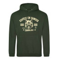 Sweatshirt à capuche enfant Sérigraphie Loup Espèce en Danger Parc Animalier des Pyrénées Forest Gre