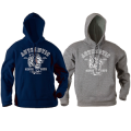 Sweatshirt à capuche enfant Sérigraphie Tête de Tigre le Pal Sport Grey 3/4 ans