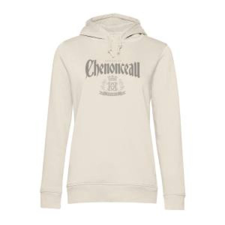 Sweatshirt à capuche femme bio Château D E Chenonceau Ddh Black pure XS