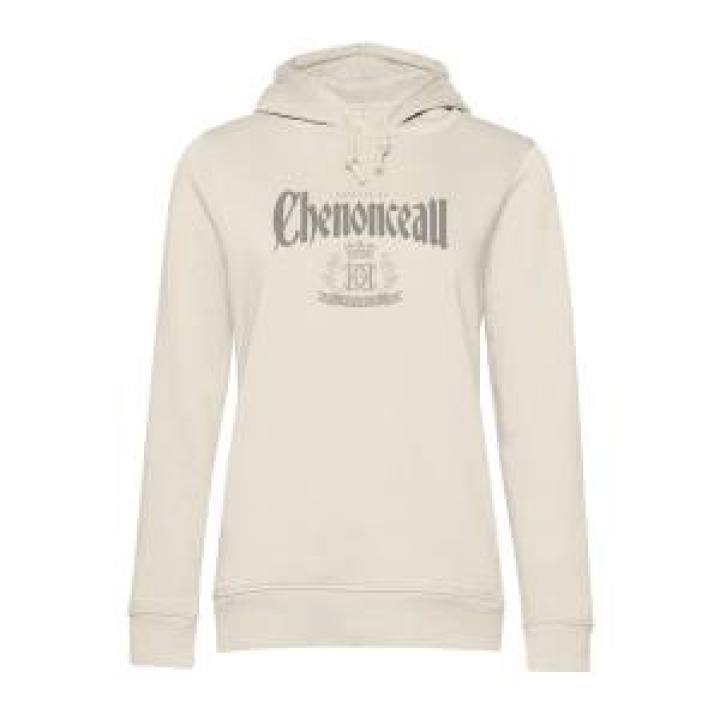 Sweatshirt à capuche femme bio Château D E Chenonceau Ddh Black pure S